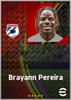 Brayann Pereira eFootball 2026 player card, 70 OVR RB