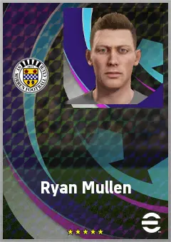 Ryan Mullen eFootball 2026 player card, 65 OVR GK