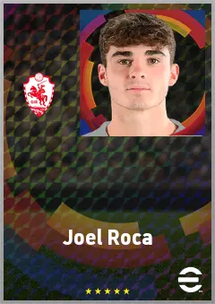 Joel Roca eFootball 2026 player card, 71 OVR LWF