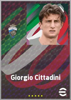 Giorgio Cittadini eFootball 2026 player card, 70 OVR CB