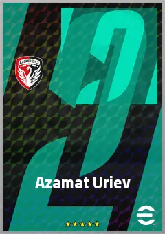 Azamat Uriev eFootball 2026 player card, 65 OVR GK
