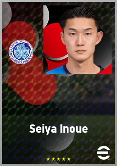 Inoue Seiya eFootball 2026 player card, 68 OVR CB