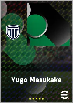 Masukake Yugo eFootball 2026 player card, 64 OVR LMF