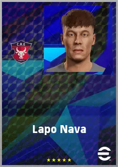 Lapo Nava eFootball 2026 player card, 65 OVR GK