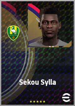 Sekou Sylla eFootball 2026 player card, 68 OVR LB