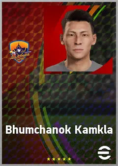 Bhumchanok Kamkla eFootball 2026 player card, 61 OVR LB