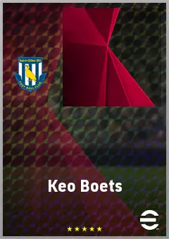 Keo Boets eFootball 2026 player card, 64 OVR GK