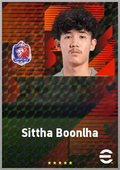 Sittha Boonlha eFootball 2026 player card, 64 OVR DMF