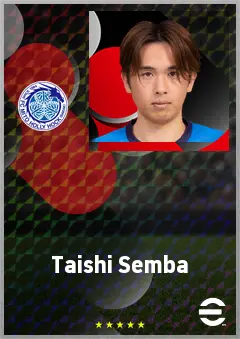 Semba Taishi eFootball 2026 player card, 66 OVR CMF
