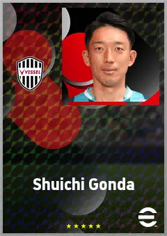 Gonda Shuichi eFootball 2026 player card, 70 OVR GK