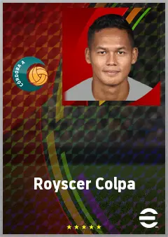 Royscer Colpa eFootball 2026 player card, 67 OVR DMF