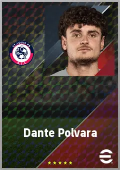 Dante Polvara eFootball 2026 player card, 69 OVR DMF