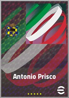 Antonio Prisco eFootball 2026 player card, 68 OVR DMF
