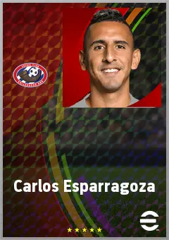 Carlos Esparragoza eFootball 2026 player card, 68 OVR CMF