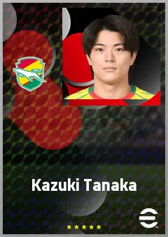 Tanaka Kazuki eFootball 2026 player card, 67 OVR RMF
