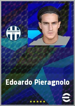 Edoardo Pieragnolo eFootball 2026 player card, 70 OVR LB