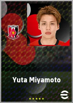 Miyamoto Yuta eFootball 2026 player card, 70 OVR CB