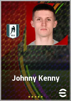 Johnny Kenny eFootball 2026 player card, 69 OVR CF