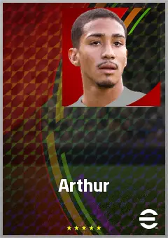Arthur eFootball 2026 player card, 73 OVR RB