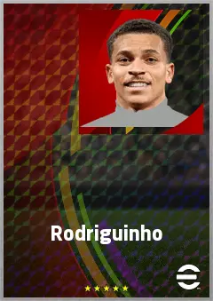 Rodriguinho eFootball 2026 player card, 70 OVR LMF