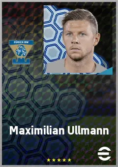 Maximilian Ullmann eFootball 2026 player card, 71 OVR LB