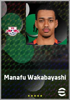 Wakabayashi Manafu eFootball 2026 player card, 64 OVR GK