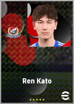 Kato Ren eFootball 2026 player card, 69 OVR LB