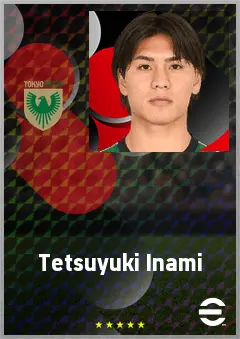 Inami Tetsuyuki eFootball 2026 player card, 67 OVR DMF