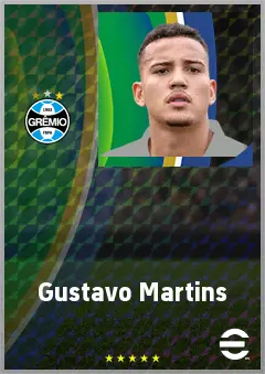 Gustavo Martins eFootball 2026 player card, 72 OVR CB
