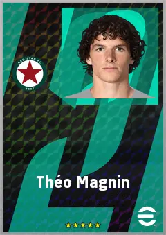 Théo Magnin eFootball 2026 player card, 68 OVR RB
