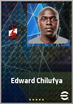 Edward Chilufya eFootball 2026 player card, 70 OVR RWF