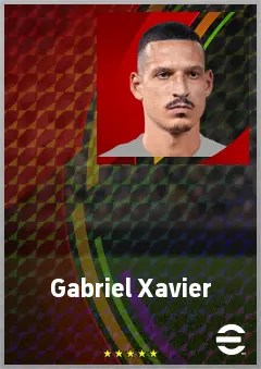 Gabriel Xavier eFootball 2026 player card, 72 OVR CB