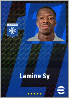 Lamine Sy eFootball 2026 player card, 68 OVR RB