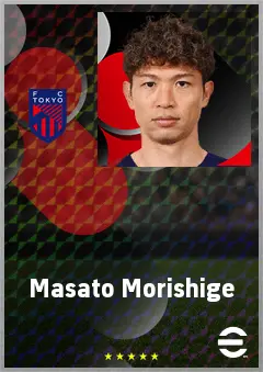 Morishige Masato eFootball 2026 player card, 69 OVR CB
