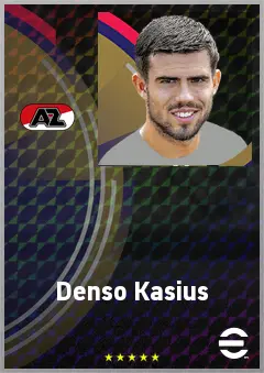 Denso Kasius eFootball 2026 player card, 73 OVR RB
