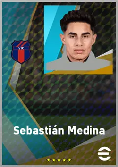 Sebastián Medina eFootball 2026 player card, 71 OVR LMF