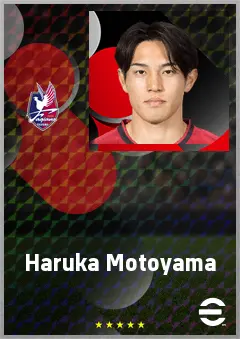 Motoyama Haruka eFootball 2026 player card, 67 OVR RB