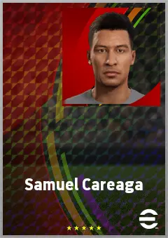 Samuel Careaga eFootball 2026 player card, 67 OVR CMF