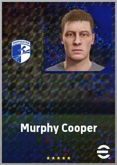 Murphy Cooper eFootball 2026 player card, 68 OVR GK