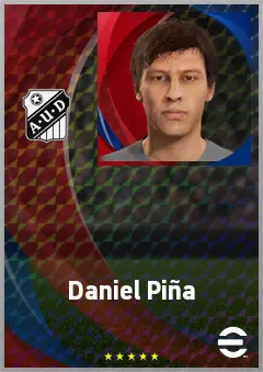 Daniel Piña eFootball 2026 player card, 68 OVR CB