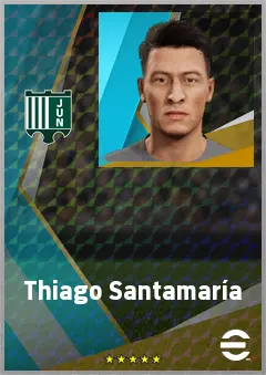 Thiago Santamaría eFootball 2026 player card, 70 OVR RB