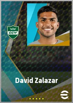 David Zalazar eFootball 2026 player card, 70 OVR RMF