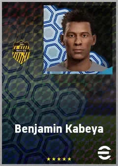 Benjamin Kabeya eFootball 2026 player card, 64 OVR RB