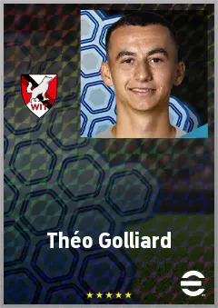 Théo Golliard eFootball 2026 player card, 67 OVR AMF