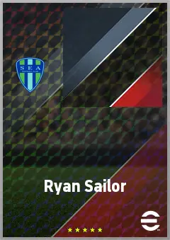 Ryan Sailor eFootball 2026 player card, 69 OVR CB