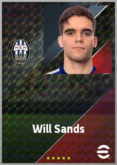 Will Sands eFootball 2026 player card, 67 OVR LB