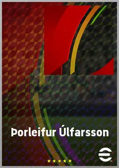 Þorleifur Úlfarsson eFootball 2026 player card, 68 OVR CF