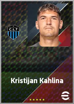 Kristijan Kahlina eFootball 2026 player card, 74 OVR GK