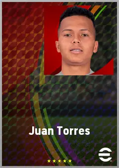 Juan Torres eFootball 2026 player card, 71 OVR AMF