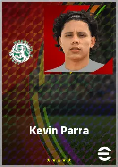 Kevin Parra eFootball 2026 player card, 69 OVR LWF